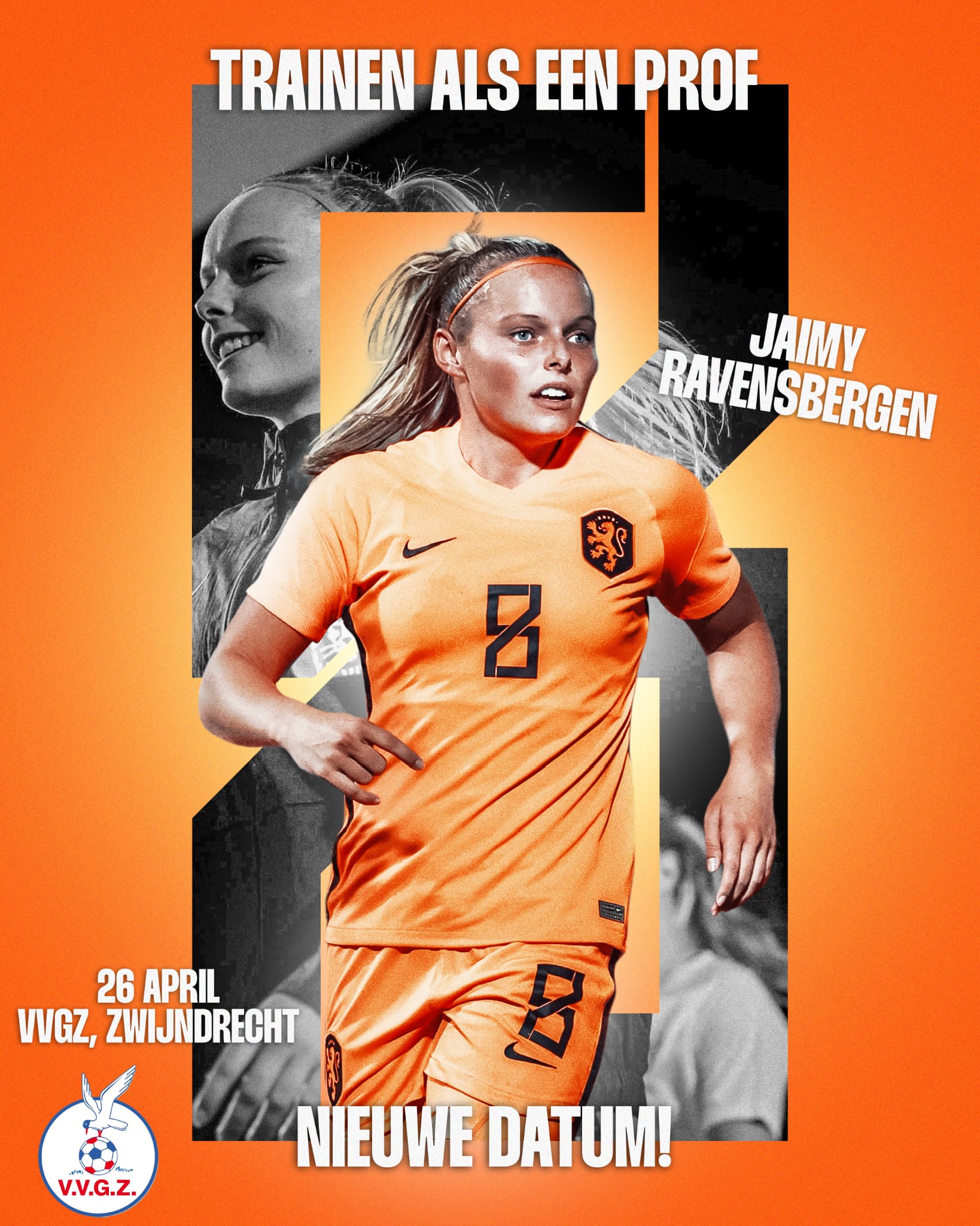 Kom trainen met jong Oranje Leeuwin Jaimy Ravensbergen